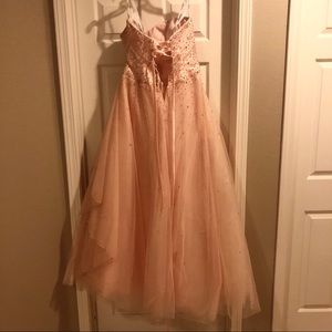 EUC Pink ballgown